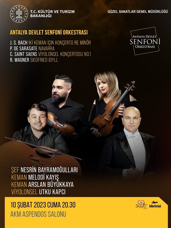 10 Şubat Konseri Antalya Devlet Senfoni Orkestrası
