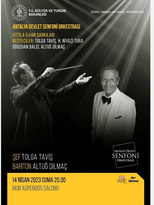 14 Nisan Konseri - Antalya Devlet Senfoni Orkestrası