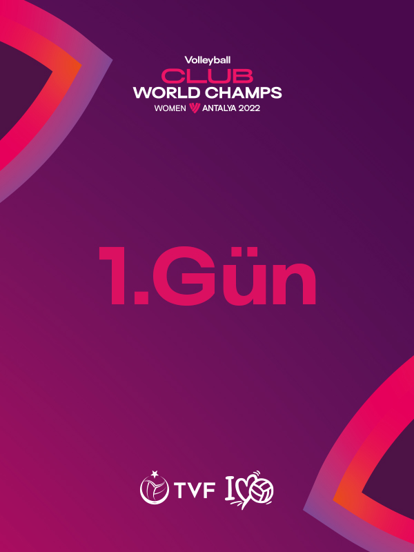 2022 FIVB Kadınlar Dünya Kulüpler Şampiyonası 1. Gün