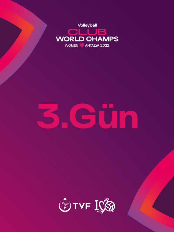 2022 FIVB Kadınlar Dünya Kulüpler Şampiyonası 3. Gün