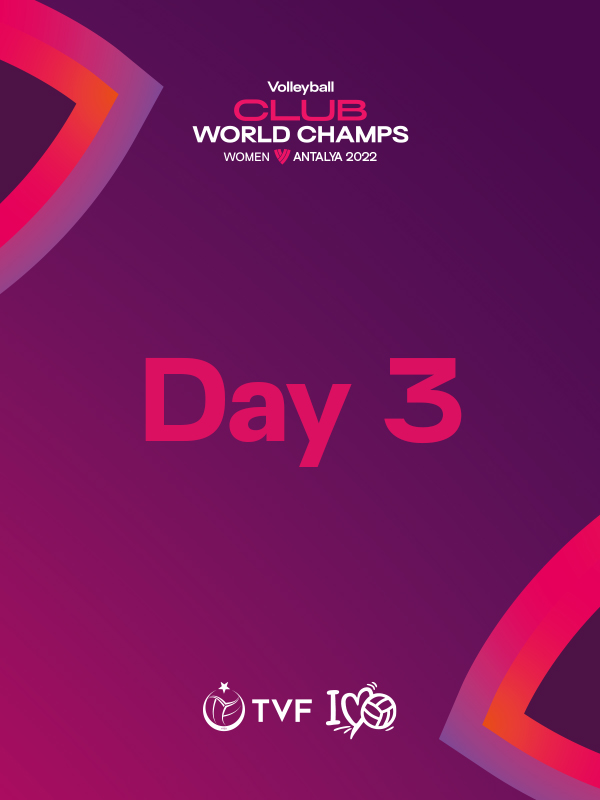 2022 FIVB Women's Club World Championship Day 3