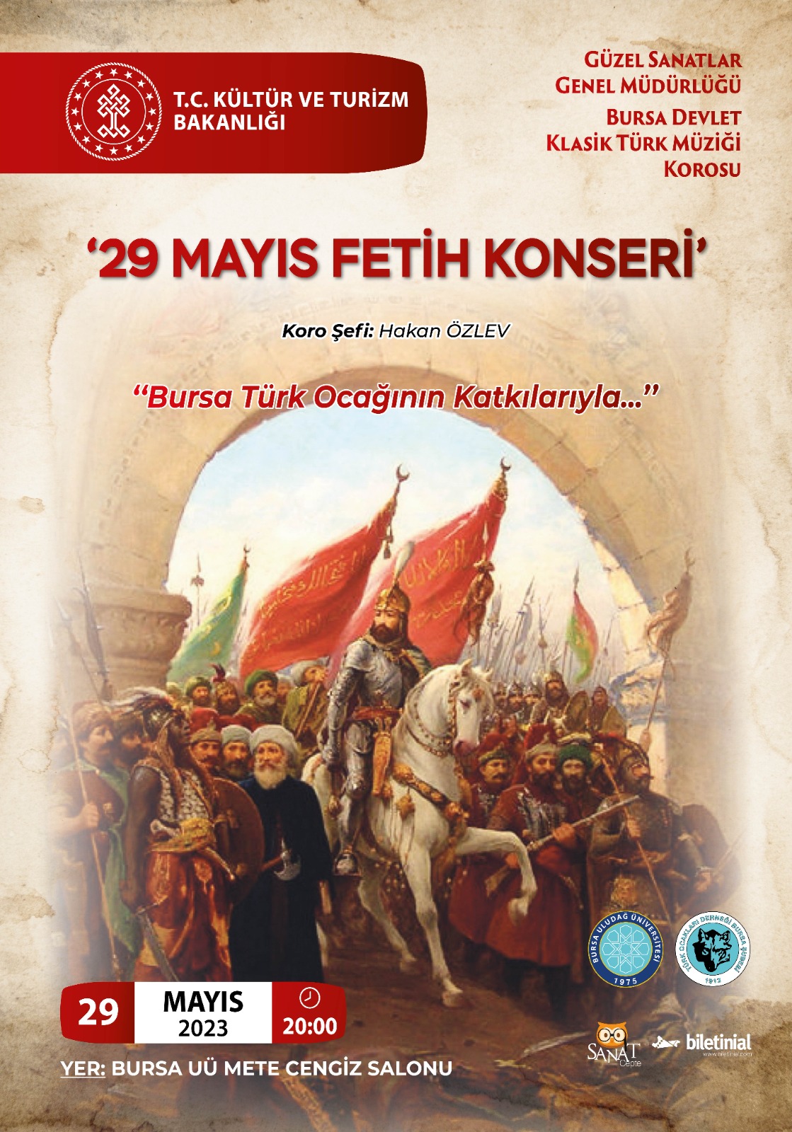 29 Mayıs Fetih Konseri - Bursa Devlet Klasik Türk Müziği Korosu