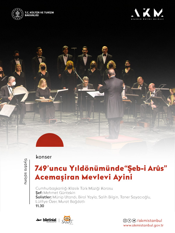 749. Yıldönümünde “Şeb-i Arûs” Acemaşiran Mevlevi Ayini - Cumhurbaşkanlığı Klasik Türk Müziği Korosu