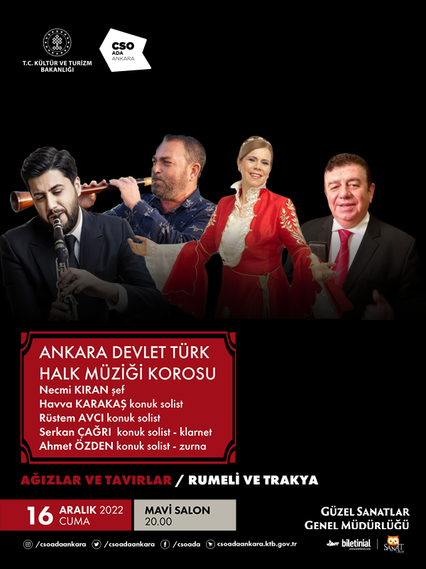 Ağızlar ve Tavırlar / Rumeli ve Trakya - Ankara Devlet Türk Halk Müziği Korosu