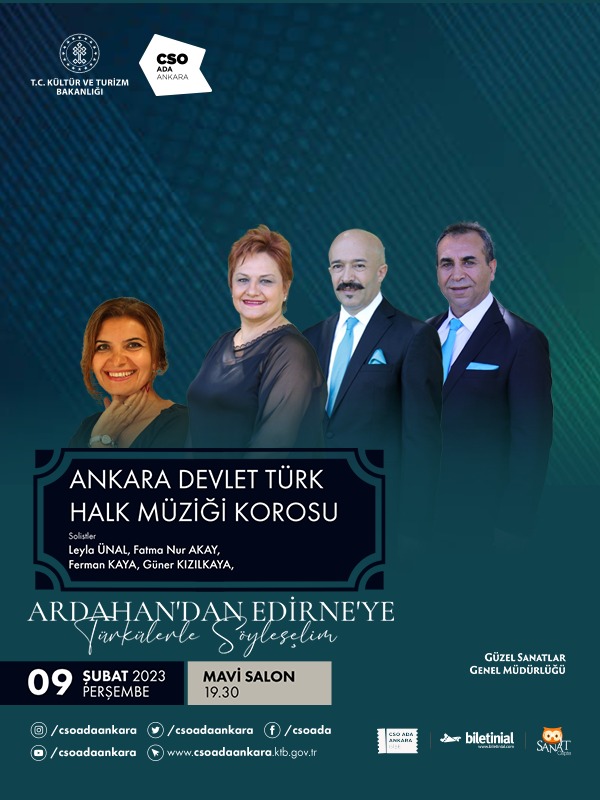 Ardahan'dan Edirne'ye Türkülerle Söyleşelim - Ankara Devlet Türk Halk Müziği Korosu