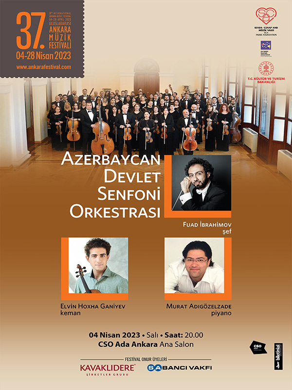 37.Uluslararası Ankara Müzik Festivali – Azerbaycan Senfoni Orkestrası