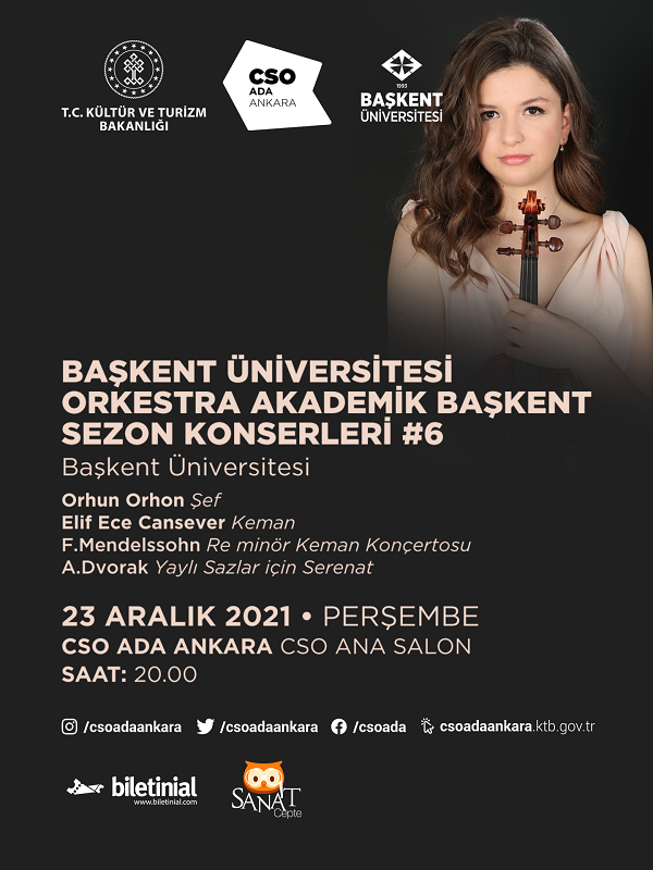 Başkent Üniversitesi Orkestra Akademik Başkent Sezon Konserleri #6