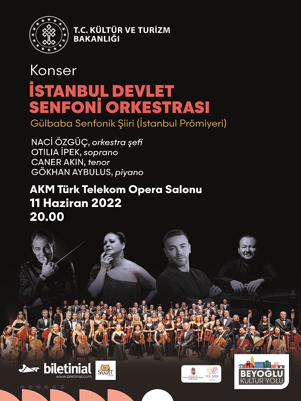 Beyoğlu Kültür Yolu Festivali - "Gül Baba Senfonik Şiiri" İstanbul Prömiyeri