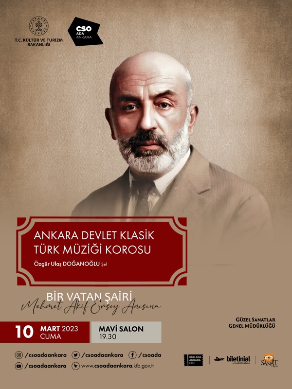 Bir Vatan Şairi ‘Mehmet Akif Ersoy Anısına’  Ankara Devlet Klasik Türk Müziği Korosu