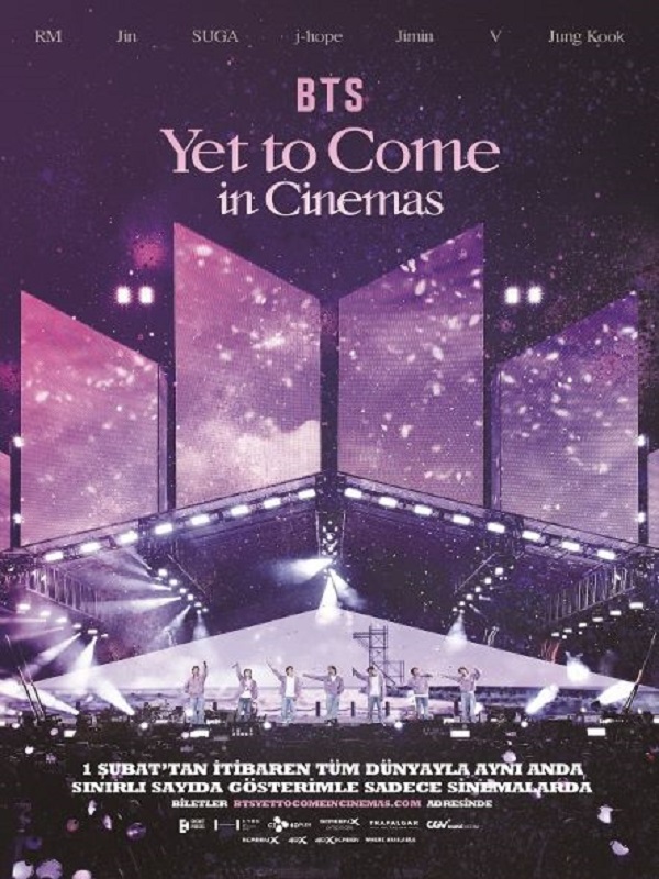 BTS: Yet to Come in Cinemas (Vizyon Tarihi:  1.02.2023 )