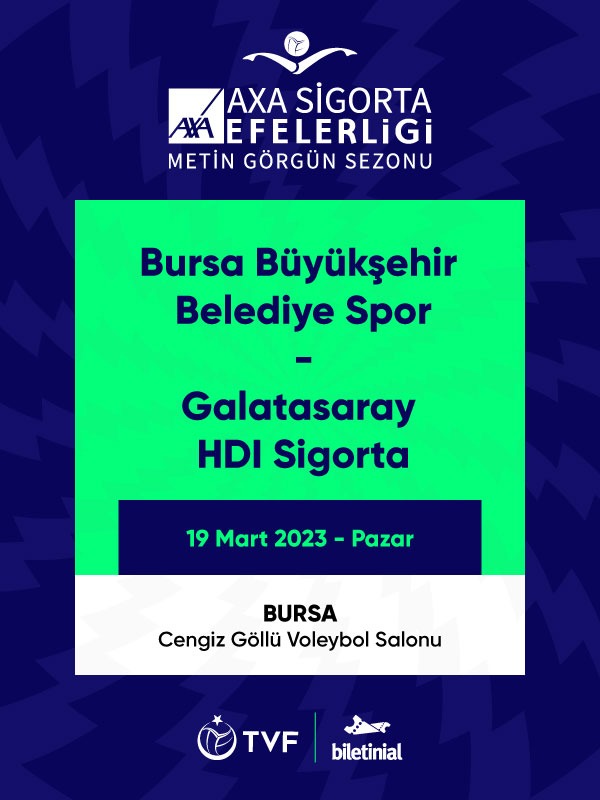 Bursa Büyükşehir Belediye Spor -  Galatasaray HDI Sigorta (E)