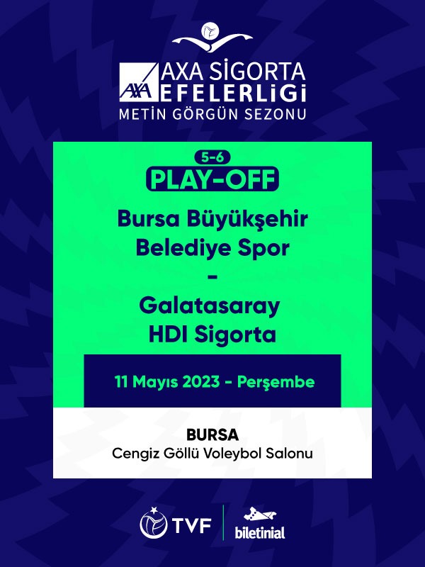 Bursa Büyükşehir Belediye Spor-Galatasaray HDI Sigorta (E)