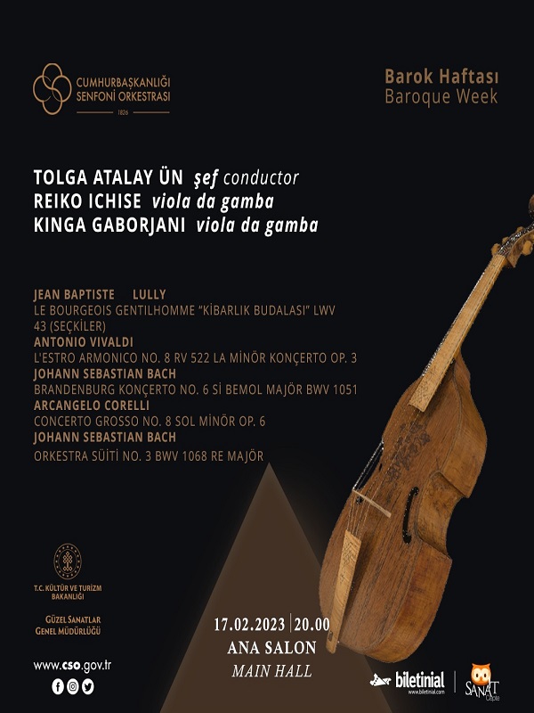 Cumhurbaşkanlığı Senfoni Orkestrası - Barok Haftası Konseri (17 Şubat 2023)
