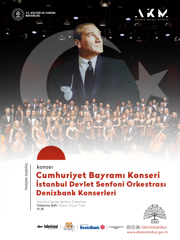 Cumhuriyet Bayramı Konseri - İstanbul Devlet Senfoni Orkestrası Denizbank Konserleri