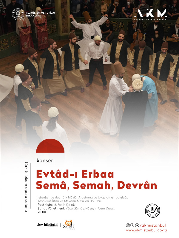 Evtâd-ı Erbaa - İst. Dev. Türk Müziği Arşt. ve Uygulama Topluluğu Tasavvuf, İrfan Ve Meydan Meşkleri