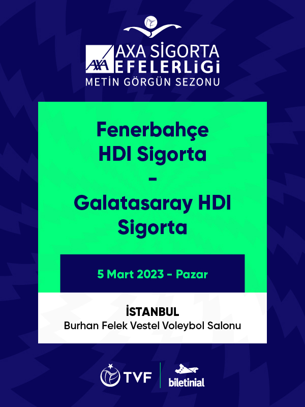 Fenerbahçe HDI Sigorta - Galatasaray HDI Sigorta (E)