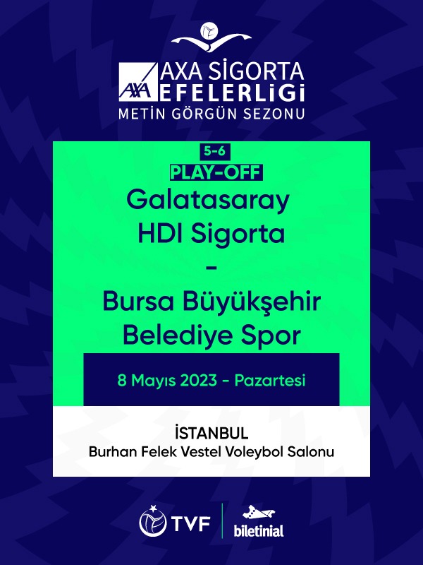 Galatasaray HDI Sigorta - Bursa Büyükşehir Belediye Spor  (E)