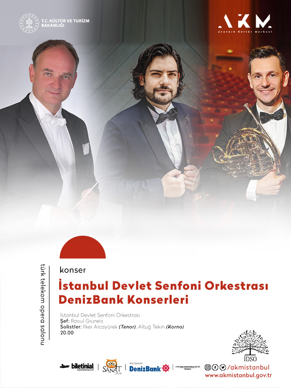 İstanbul Devlet Senfoni Orkestrası Denizbank Konserleri (3 Şubat)
