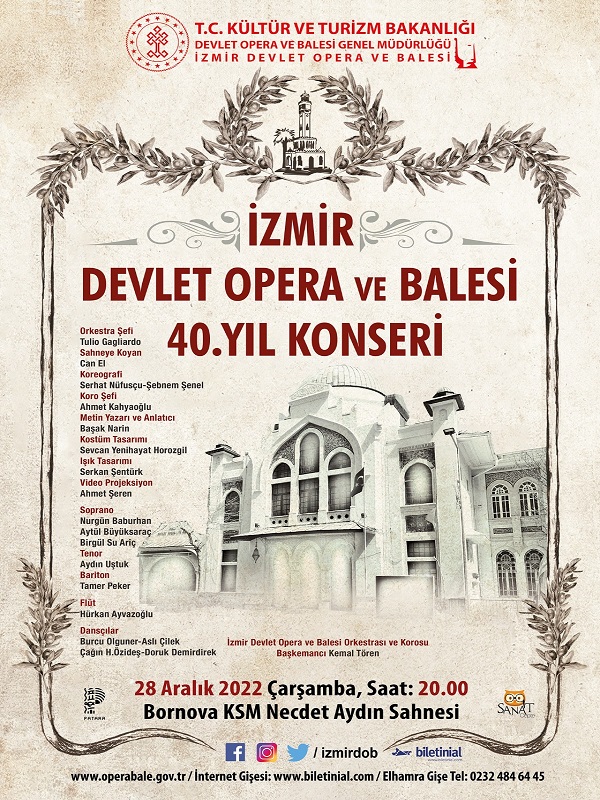 İzmir Devlet Opera ve Balesi 40. Yıl Konseri