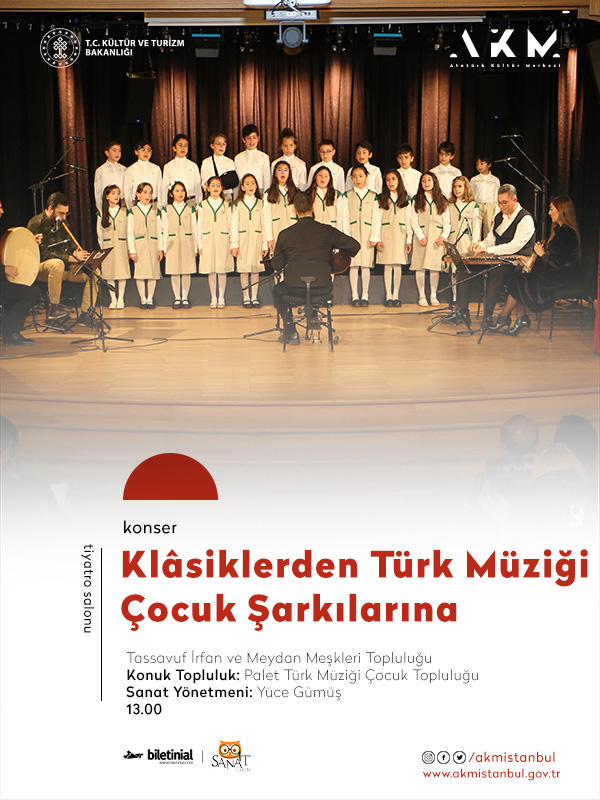 Klasiklerden Türk Müziği Çocuk Şarkılarına - Tasavvuf İrfan ve Meydan Meşkleri Topluluğu