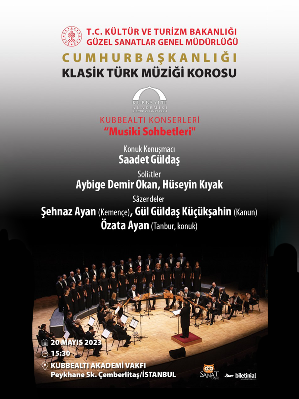 Kubbealtı Konserleri  "Musiki Sohbetleri"  Cumhurbaşkanlığı Klasik Türk Müziği Korosu