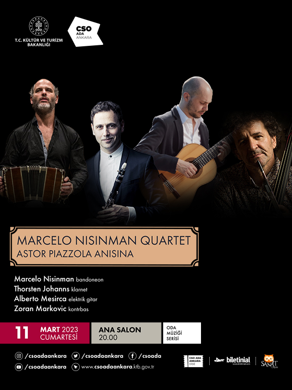 Marcelo Nisinman Quartet -  Astor Piazzola Anısına