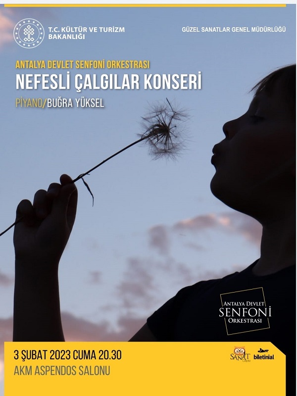 Nefesli Çalgılar Konseri Antalya Devlet Senfoni Orkestrası