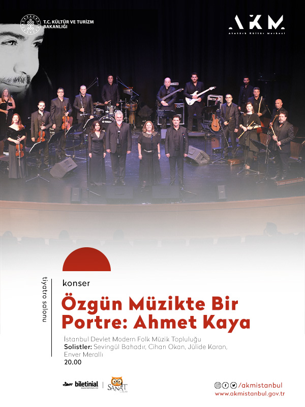 Özgün Müzikte Bir Portre: Ahmet Kaya - İstanbul Devlet Modern Folk Müzik Topluluğu