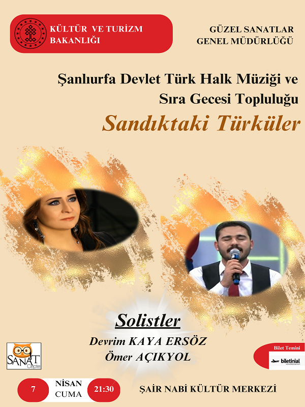 Sandıktaki Türküler - Şanlıurfa Devlet Türk Halk Müziği ve Sıra Gecesi Topluluğu