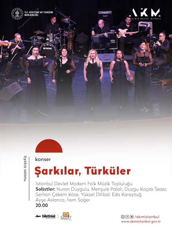 Şarkılar, Türküler - İstanbul Devlet Modern Folk Müzik Topluluğu