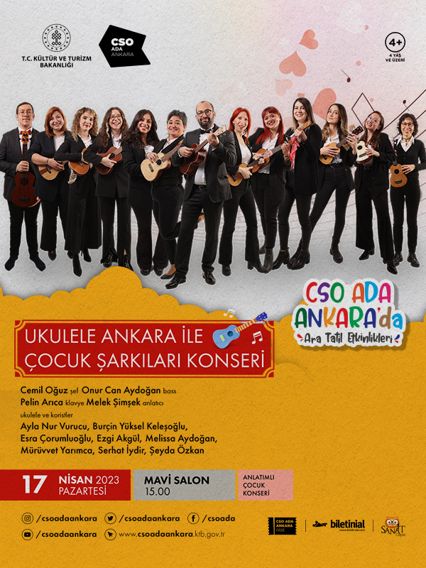 Ukulele Ankara ile Çocuk Şarkıları Konseri