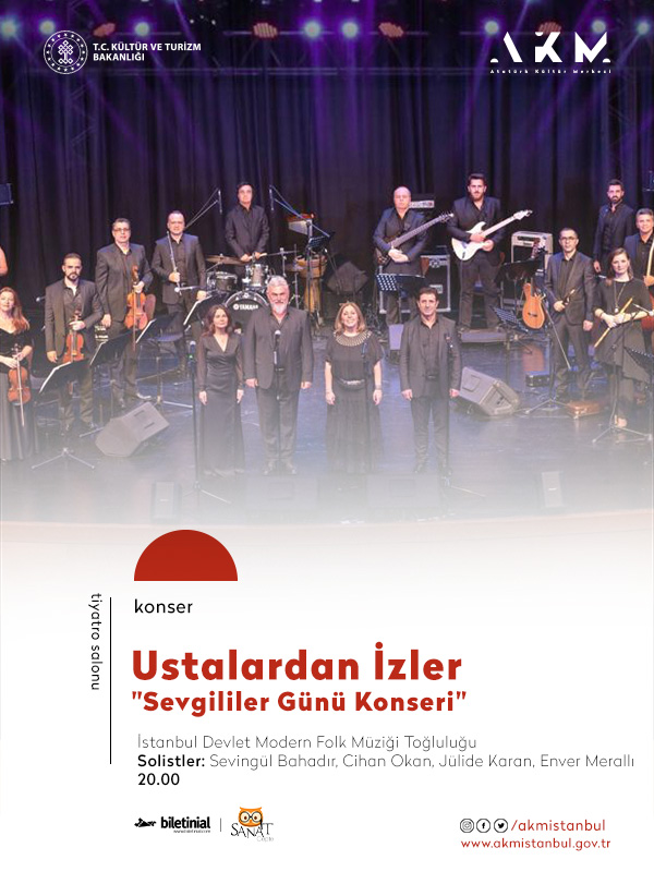 Ustalardan İzler "Sevgililer Günü Konseri" - İstanbul Devlet Modern Folk Müziği Topluluğu