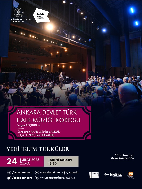 Yedi İklim Türküler - Ankara Devlet Türk Halk Müziği Korosu